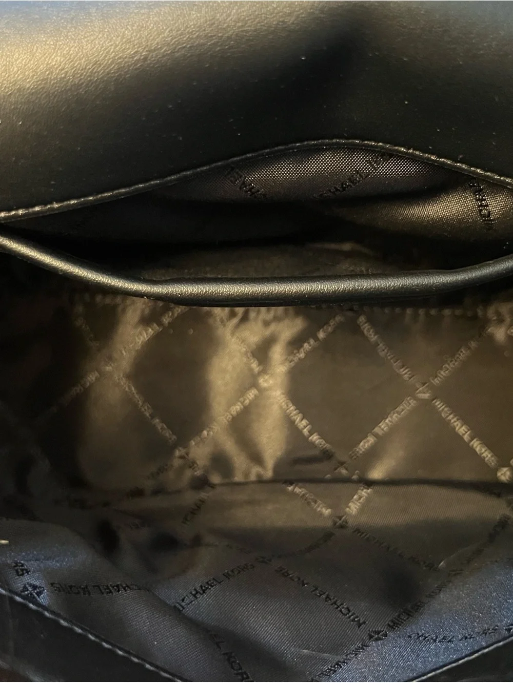 Michael Kors Tribeca Large Faux Fur Shoulder Bag, Black